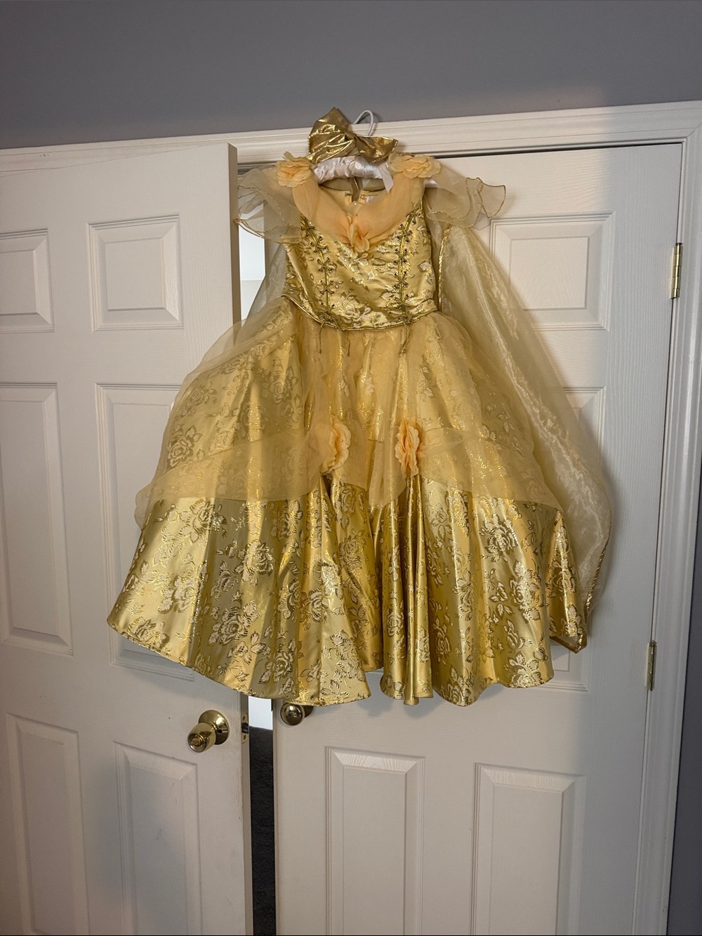 Disney Gold Belle-Inspired Princess Costume Dress